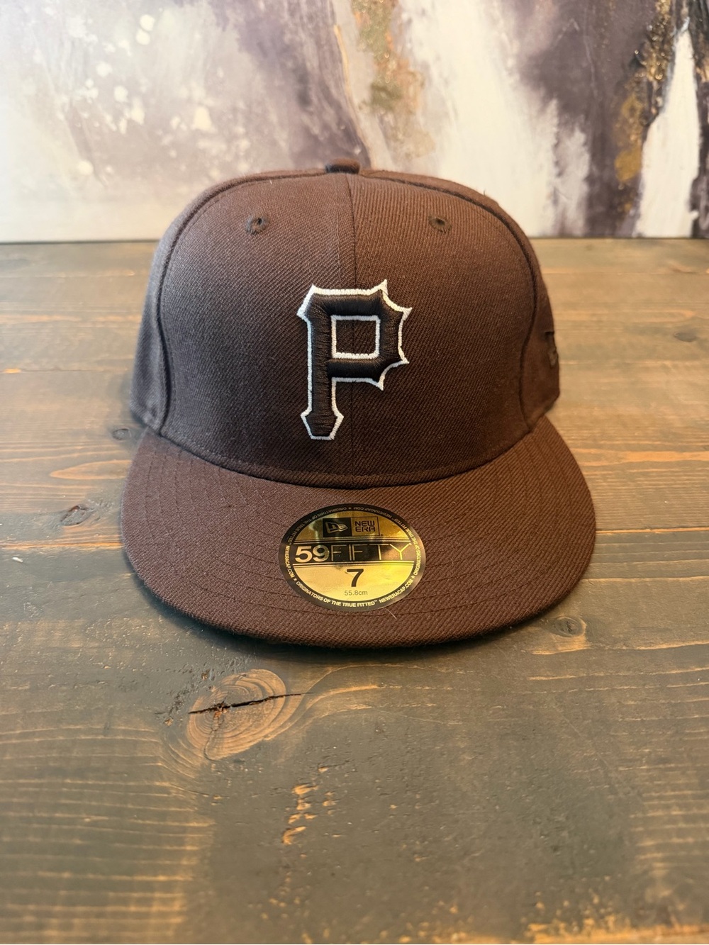 New Era Brown Pittsburgh Pirates Fitted Cap